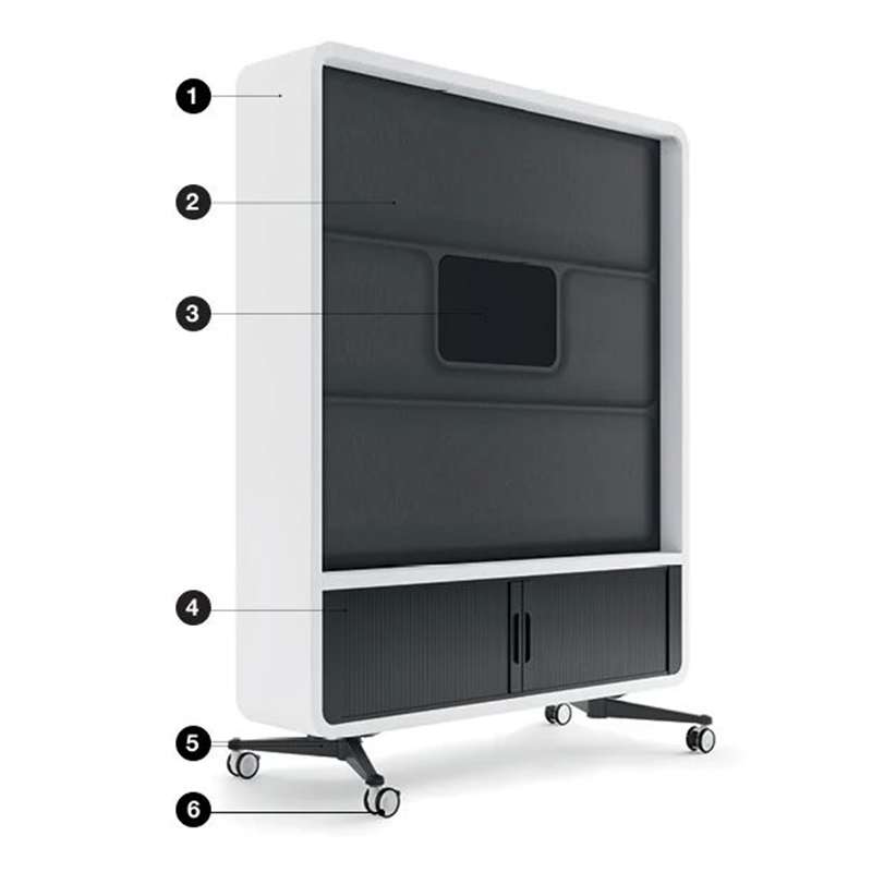 Mikomax-HushWall-verplaatsbaar-whiteboard-scherm-tv-houder-6